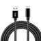 Vortex PD10GB3A-2-2-BLACK Type-C Data Cable 3A fast charging USB3.2 universal Mobile phone Tablet Nylon braid USB charging cable (2 pcs pack)(BLAC...