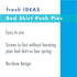 FRESH IDEAS Dust Ruffle, Spiral Push Pins to Keep Skirt in Place Bedding Accessories, Set of 12, White...
