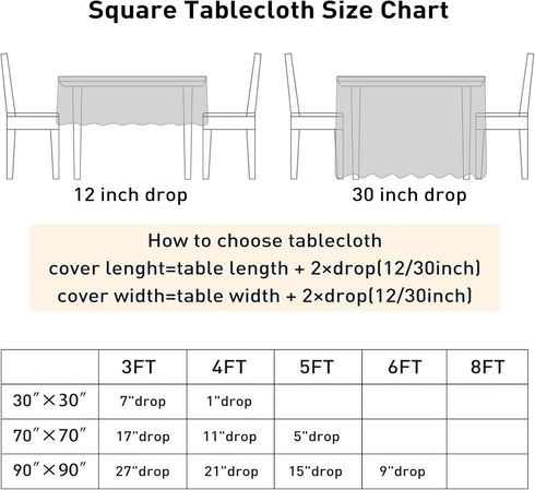 PartyDelight Silver Sequin Tablecloth Overlay 50 X 50 Inch for Wedding Party Birthday Bridal Baby Shower and Other Events Decorations...