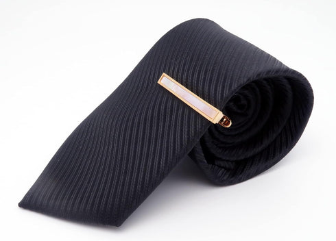 Mother of Pearl Men's Tie Clip With Presentation Box Tie Bar for Gentleman Regular Necktie Tie Pin for Daily Business Anniversary Wedding Occasion...