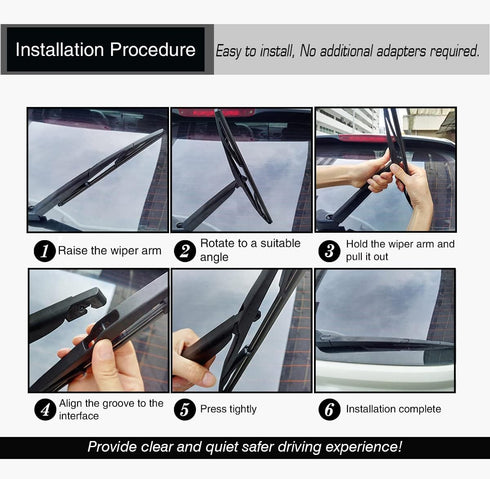 16A Rear Windshield Wiper Blade All-season Durable Original Equipment Replacement 16"/406mm(Pack of 1)...