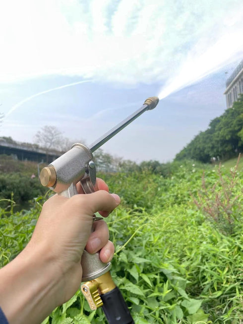 High Pressure Garden Hose Nozzle Sprayer,100% Heavy Duty Metal US 3/4 Garden Hose Standard for Watering Plants and Lawn, Car Washing, Pet...