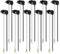 10x Markers Wire Plug - 2 Wire Pigtail for Sealed Side Marker Tail Trailer Clearance Lights, 6" Long 2 Prong, Marker Lights Wiring Plug Fit 2" 2.5...