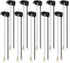 10x Markers Wire Plug - 2 Wire Pigtail for Sealed Side Marker Tail Trailer Clearance Lights, 6" Long 2 Prong, Marker Lights Wiring Plug Fit 2" 2.5...