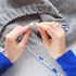 BCMRUN 4.5 mm(7) Crochet Hook, Ergonomic Handle for Arthritic Hands, Soft Rubber Grip Extra Long? Knitting Needles for Beginners and Knitting Croc...