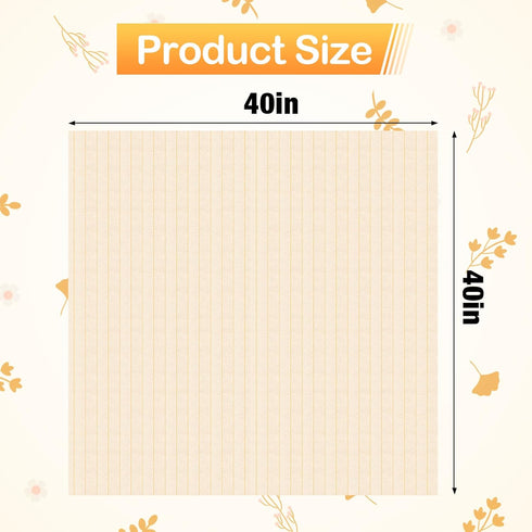 40" × 40" Large Overlocking Tufting Cloth with Marked Lines- Primary Monk's Cloth Punch Needle Fabric for DIY Rug-Punch Tufting Gun...