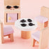 Skylety 8 Pcs Dollhouse Kitchen Accessories Dollhouse Metal Miniature Pots and Pans Mini Kitchen Stovetop Cookware Dollhouse Christmas Role Play P...