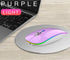 Uiosmuph LED Wireless Mouse, G12 Slim Rechargeable Wireless Silent Mouse, 2.4G Portable Optical Computer Mice with USB Receiver and Type C Adapter...