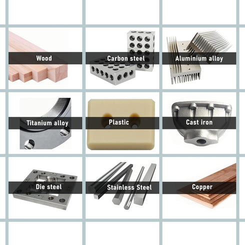 Hand Reamer Metric 7.5mm Alloy Tool Steel 9Crsi H8 6 Straight Flutes Hand Milling Cutter Tool...
