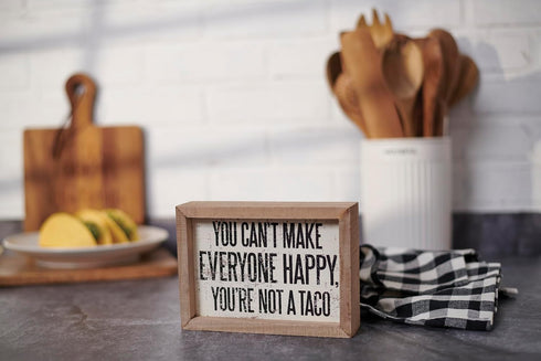 Primitives by Kathy Rustic Farmhouse Decor - Inspirational Wall Art, Wooden Table/Shelf Decor, Boho Kitchen Accessories 5”x7”...
