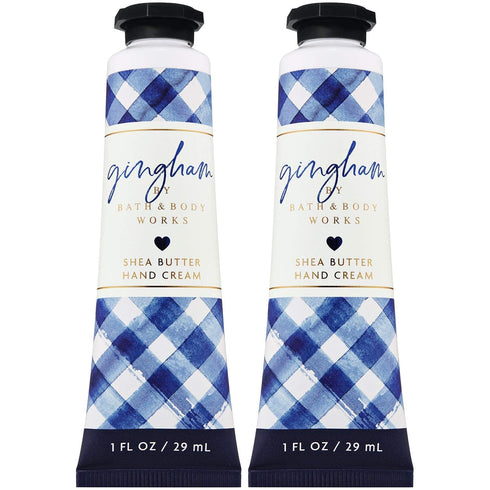Bath and Body Works GINGHAM Shea Butter Hand Cream 1.0 Fluid Ounce, 2-Pack...