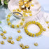 AIPRIDY Mixed Color or Single Color Polymer Clay European Spacer Beads, Crystal Rhinestone Charms Beads Rondelle Slide Bead Spacer for DIY Charm J...