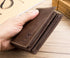 BULLCAPTAIN Genuine Leather Men Wallet Short Design Bifold Wallets Credit Card Holder for Mens (Brown)...