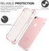 ORIbox Case Compatible with iPhone SE 2022/2020 , Compatible with iPhone 8/7 Case, with 4 Corners Shockproof Protection, Pink...