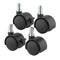 Trash Can Mobile Attachable Wheels Replacement for 8 Gallon to 23 Gallon iTouchless Trash Cans, for Stainless Garbage Can Wheels Parts - 4 Pcs...