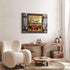 Farmhouse Canvas Wall Art Red Old Tractor Picture Kitchen Wall Decor Rustic Sunflowers Country Painting for Bedroom Bathroom Living Room Prints Ar...