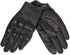 Women ’s Touchscreen Motorcycle Gloves Full Finger Black Leather Armored Ladies Motorbike Gloves (G01W-Black Leather with Rose Line, M)...