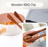 Wooden Tong, Vintage Wood Toaster Tongs BBQ Meat Clip Buffet Food Tongs Bread Steak Kitchen Clamp Serving Tool Kitchen Utensil For Cooking & Holdi...