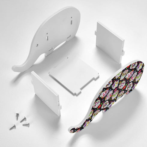 Skull Elephant Pen Pencil Holder Cute Phone Stand Desk Organizer Accessories for Office Home Bracket Presents Stationery Tablet Desktop Decoration...