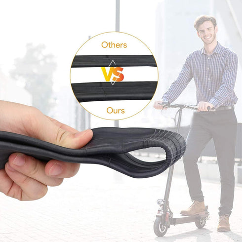 2 Pack Scooter Inner Tyre Replacement for Xiaomi M365 10 Inch Balancing Electric Scooter Wheel Inner Tubes Thick Pneumatic Wheels Inner Tires for ...