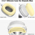 Silicone Case Cover for AirPods Max, Ear Pad Case Cover/Ear Cups Cover/Headband Cover for AirPods Max Headphones, Anti-Scratch Accessories Soft Si...