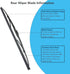Rear Window Wiper Arm & Blade Replacement for Porsche Cayenne 2003-2010 Rear Windshield Wiper Arm & Blade, Factory OE Style Rear Window Wiper Arm ...