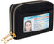 Credit Card Case Holder Wallet with ID Window Zipper Small...