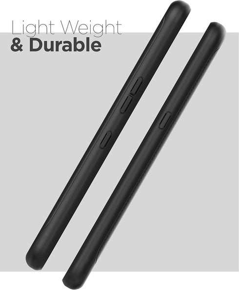 ENCASED LG V50 ThinQ Case (Thin Armor) Slim Fit Flexible Grip Phone Cover - Black...