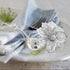 Picowe Set of 12 Alloy Napkin Rings with Hollow Out Flower Napkin Ring Holders for Wedding Party Holiday Banquet Christmas Dinner Delicate Serviet...