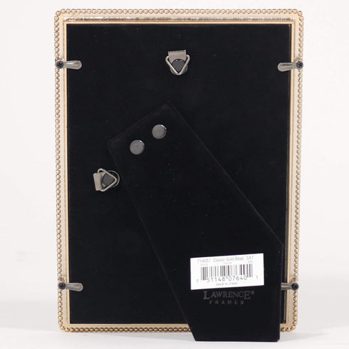 Lawrence Frames 714057 5x7 Gold Metal Classic Bead Picture Frame...