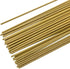 BLUEFIRE 40 pcs 1/2 lb Bare Brass Brazing Rods Easy Flow Solid Round Sticks Diameter 1/16” x Length 14” Copper Zinc Tin Silicon Alloy Simple DIY S...