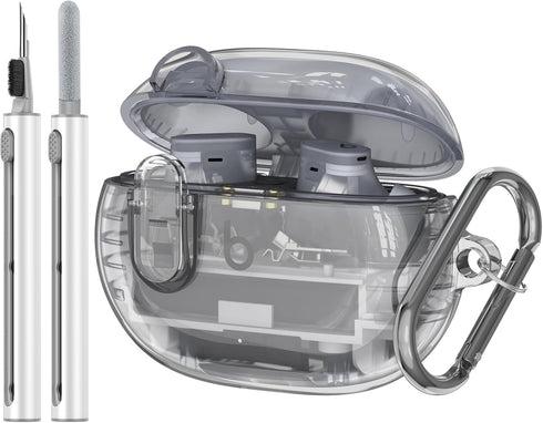 Clear Case for New Beats Studio Buds + (2023) / Beats Studio Buds (2021), Secure Lock Beats Studio Buds Plus Case Cover, Shockproof Wireless Earbu...