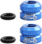 2 Packs Bike Vacuum Tire Presta Valve Nut Bicycle Inner Tube Valve Nuts with Sealed O Rings for Mountain Road Bikes Accessories Cycling Parts (Blu...