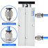 TAILONZ PNEUMATIC 10mm Bore 75mm Stroke Double-Rod Double-Acting Aluminum Pneumatic Air Cylinder TN10-75...