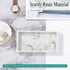 Bathroom Vanity Tray, Small 8" Rectangular Resin Kitchen Soap Tray Dresser Tray Jewelry Dish Tray Bathroom Countertop Organizer Tray for Cosmetic ...