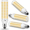E11 LED Bulb Dimmable,100W Halogen Bulbs Equivalent,T4 Mini Candelabra LED Bulb Dimmable 10W 1000LM,Warm White 3000K,120V 75W 100W JDE11 LED for C...