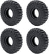 MOHERO 4PCS 1.0" Mud Grappler Rubber Tyre 1.0 Wheel Tires 62 * 22MM for Axial SCX24 90081 AXI00001 002 004 005 006 RC Crawler Car (B Style)...