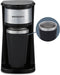 Elite Gourmet EHC112 Personal Single-Serve Compact Coffee Maker Brewer Includes 14Oz. Stainless Steel Interior Thermal Travel Mug, Compatible with...