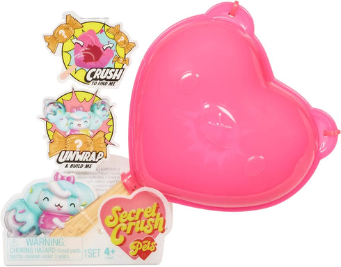 MGA Entertainment Secret Crush Mini Pets – Crush to UNbox Sweet-Themed Mini Pet...