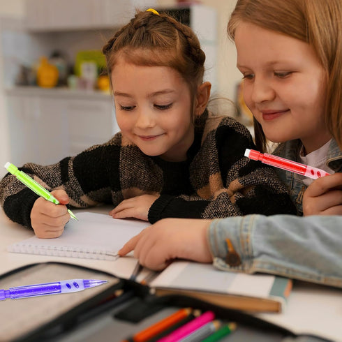 Mini Mechanical Pencils for Kids,16pcs Automatic Pencils Mini Pencil Stationery Supplies for Writing Drawing Mechanical Pencils Students Kids Boys...