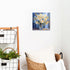 CCWACPP Bathroom Floral Wall Art Daisy Yellow and White Flowers in Bottle Canvas Picture Print Rustic Farmhouse Bedroom Home Decor Frame (12x12inc...