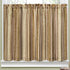 Waverly Traditions Stripe Ensemble Rod Pocket Cafe Tier and Valance Set for Windows in Kitchen or Bathroom, Double Panel, 52" x 36", Antique...