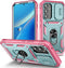 Case for Galaxy A54 5G, Slide Lens Protective Case Shockproof Impact Resistant with Kickstand Cover Case for Samsung Galaxy A54 5G (Pink Green)...