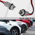 2PCS T15 Harness Pigtail Socket, 194 Bulb Socket Tail Light Wire Wiring Harness T10 T13 T15 Turn Signal Brake Side Marker Light Bulb Adapter Cable...