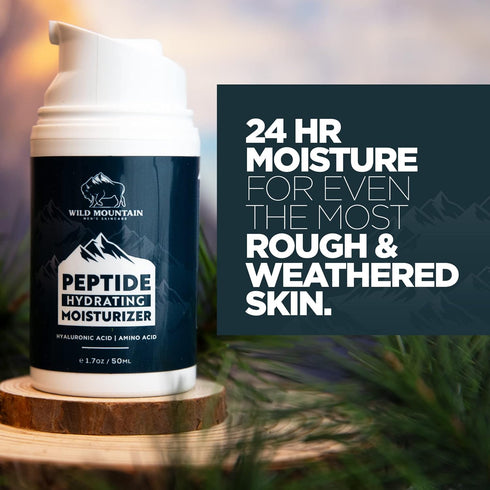 Peptide Moisturizer for Men - Mens Face Moisturizer - Face Moisturizer for Men - Mens Moisturizer - Mens Facial Moisturizer - Mens Face Lotion - F...