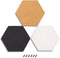 Juvale 3 Pack Hexagon Cork Board Tiles with Push Pins, Self-Adhesive Bulletin Boards for Walls (Small, 7.9 in)...