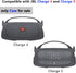 Silicone Cover Case Compatible with JBL Charge 4/Charge 5 Portable Bluetooth Speaker, Soft Skin Sleeve for JBL Charge 4/5 Bluetooth Speaker Access...
