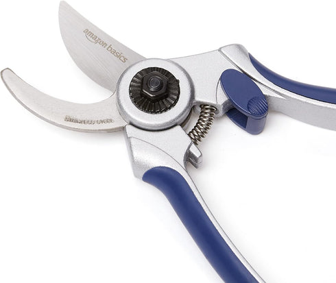 Amazon Basics 7-Inch Steel Bypass Pruning Shears, Blue...
