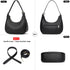 Small Crescent Shoulder Bags Purses for Women Retro Classic Clutch Hobo Tote Purse and Handbag Cute Crossbody Bags...