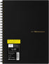 Maruman MNEMOSYNE Notebook 8.27 x 5.83 Inches (A5), 8mm ruled 24-line, 80 Sheets, Black, 1 ea. (N175)...